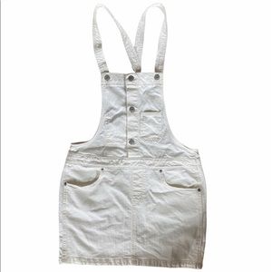 White Levi’s Overall Dress
